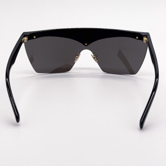 NEW SAINT LAURENT SL 614 MASK 001 BLACK SL614 MASK 001 WOMEN SUNGLASSES - Picture 8 of 15